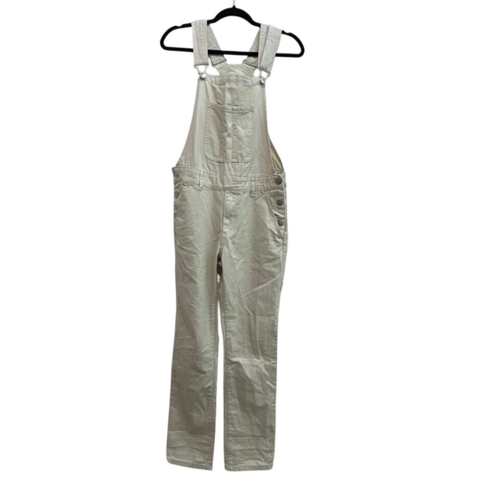 Forever 21 Men’s Beige Denim Overalls XS, Straight Leg, 30” inch waist